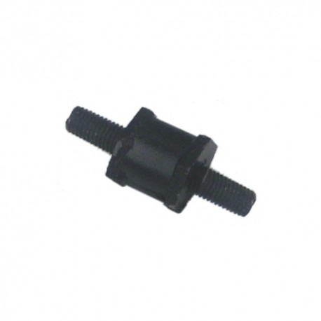 Flexible mounting for fuel pump and oil cooler