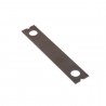 Differential back plate locking tab