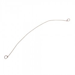 Rack gaiter wire clip