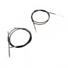 Soft top hood release cable set