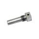 Clutch pin fork to shaft
