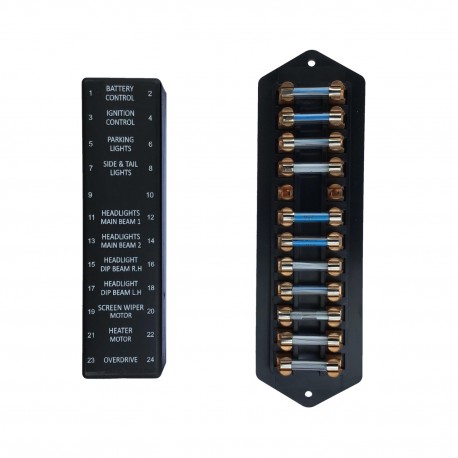 Fuse box and Cover complete with fuses