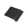 Drain rubber flap for heater in bulkhead