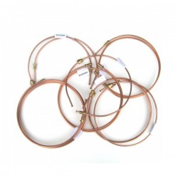 Copper brake pipe set