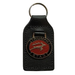 Triumph Stag keyring (red)