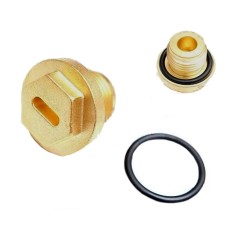 Radiator filler plug Brass with seal - SOC Spares